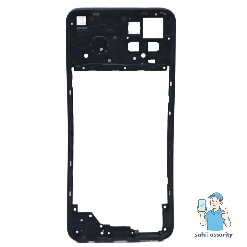 Middle Frame Ring Only for Realme 8 Black thumbnail